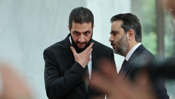 الشيباني وأحمد الشرع يفرحان بالحصول على شهادة “إرضاء الكفار”!